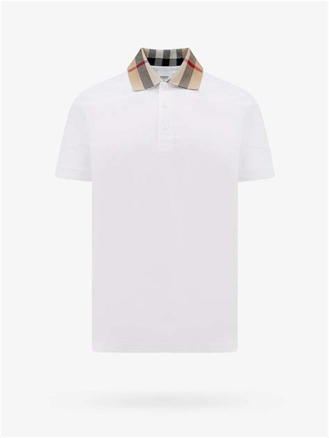 white burberry polo|burberry men's polo outlet.